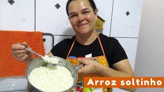 Arroz branco soltinho e saboroso