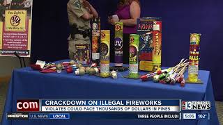 Clark County cracking down on illegal fireworks ahead of Fourth of July