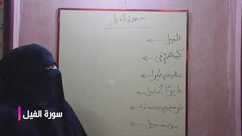 استخراج أحكام من سوره الفيل