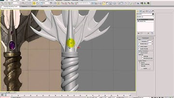 Modeling a detailed dagger in 3ds Max - Part 4
