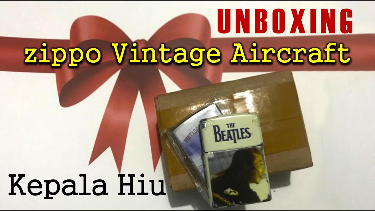 UNboxing zippo Vintage Aircraft Military Moncong Hiu YouTube