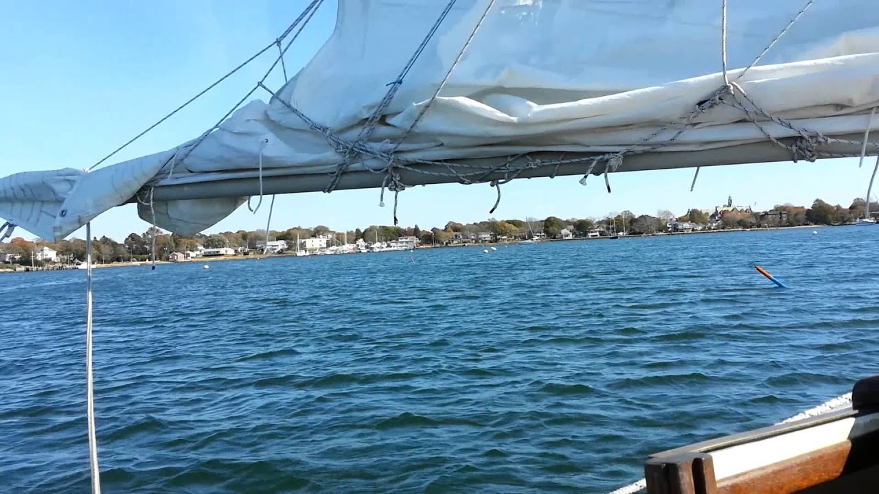 Herreshoff America Catboat Scandalized Sail.