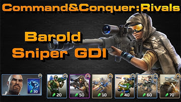 C&C Rivals: Barold Sniper GDI!