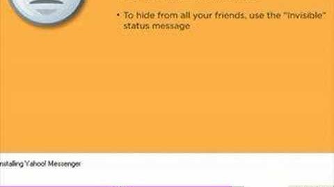 Yahoo Messenger Installation Guide