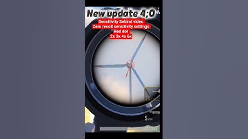 PUBG/Bgmi 4.0 update | 4.0 update zero recoil sensitivity#shorts #trending #viral #shortsfeed #short
