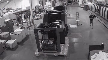 Installation of UV LED Offset Printing Press - KBA Rapida 106 at Cedar Graphics