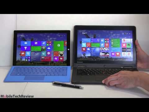 Microsoft Surface Pro 3 Vs Lenovo Thinkpad Yoga Comparison