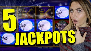 I BROKE My RECORD on AUTUMN MOON with 5 JACKPOTS!!!!