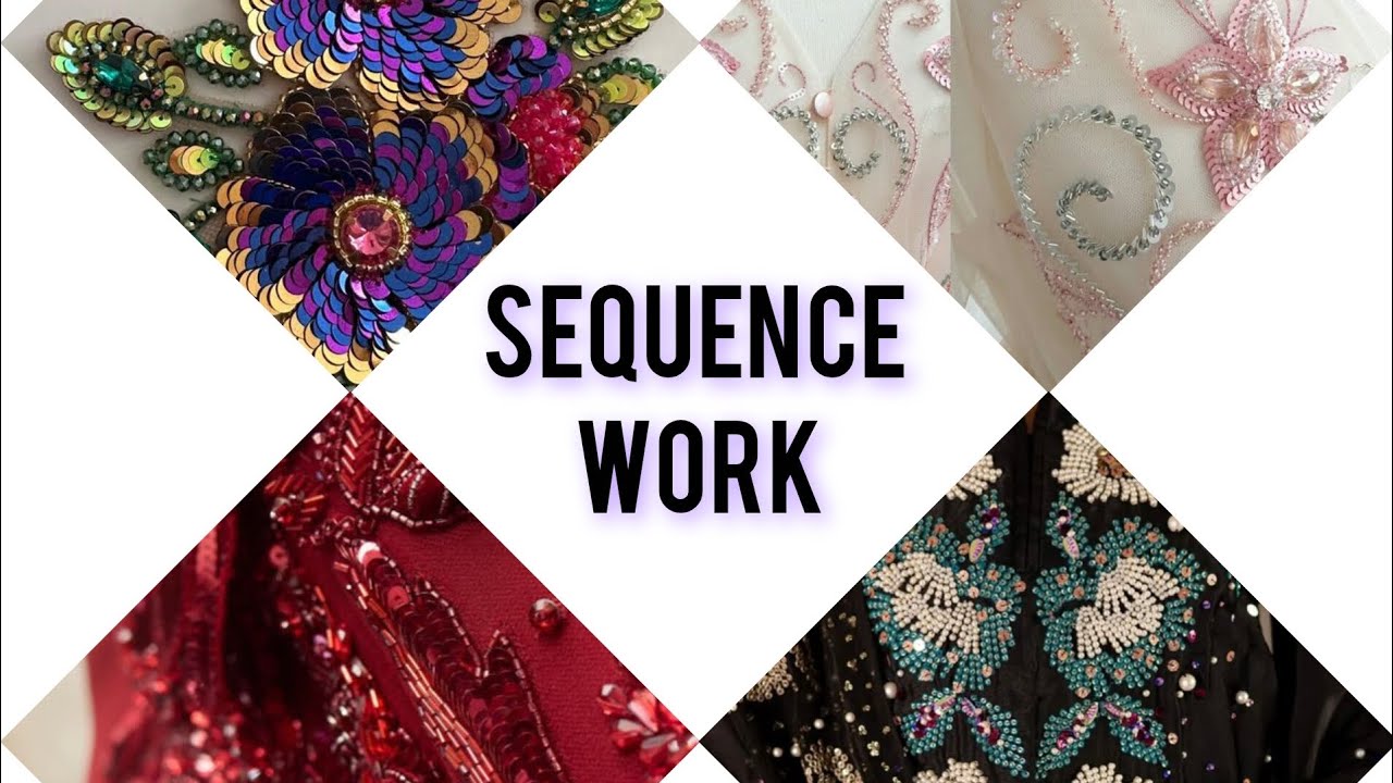 Elegant Sequence Work Designs for Party & Wedding Wear#trending#trend