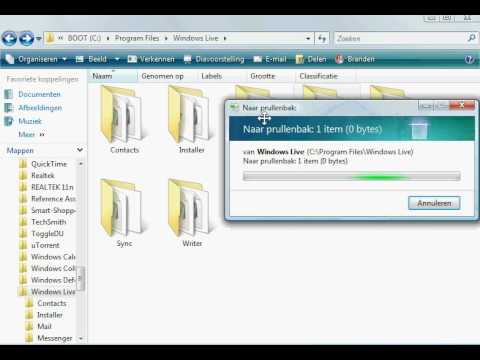 Video: Een Programma Verwijderen In Vista