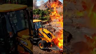 🌋 JCB Saves the Burning Volcano Island! 🚜🔥