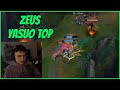 T1 Zeus CLEAN Outplay On Yasuo Top