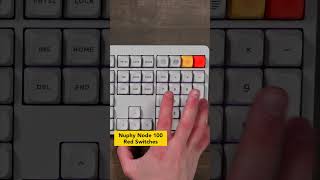 Nuphy Node 100 High Profile Red Max Switch Typing Sound Test