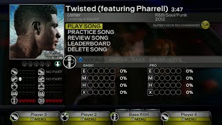 Famous Rock Band 3: Custom Song "Twisted" by Usher (featuring Pharell) Wealth