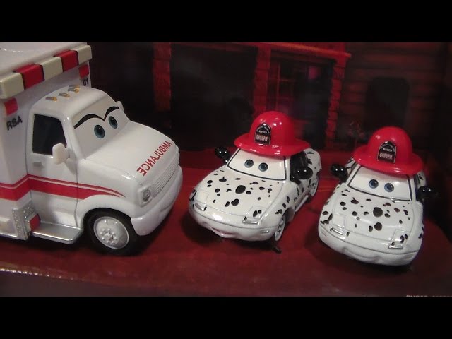 Rescue Squad Mater 3-pack, New 2015 Disney Cars Dalmatian Mia, Tia