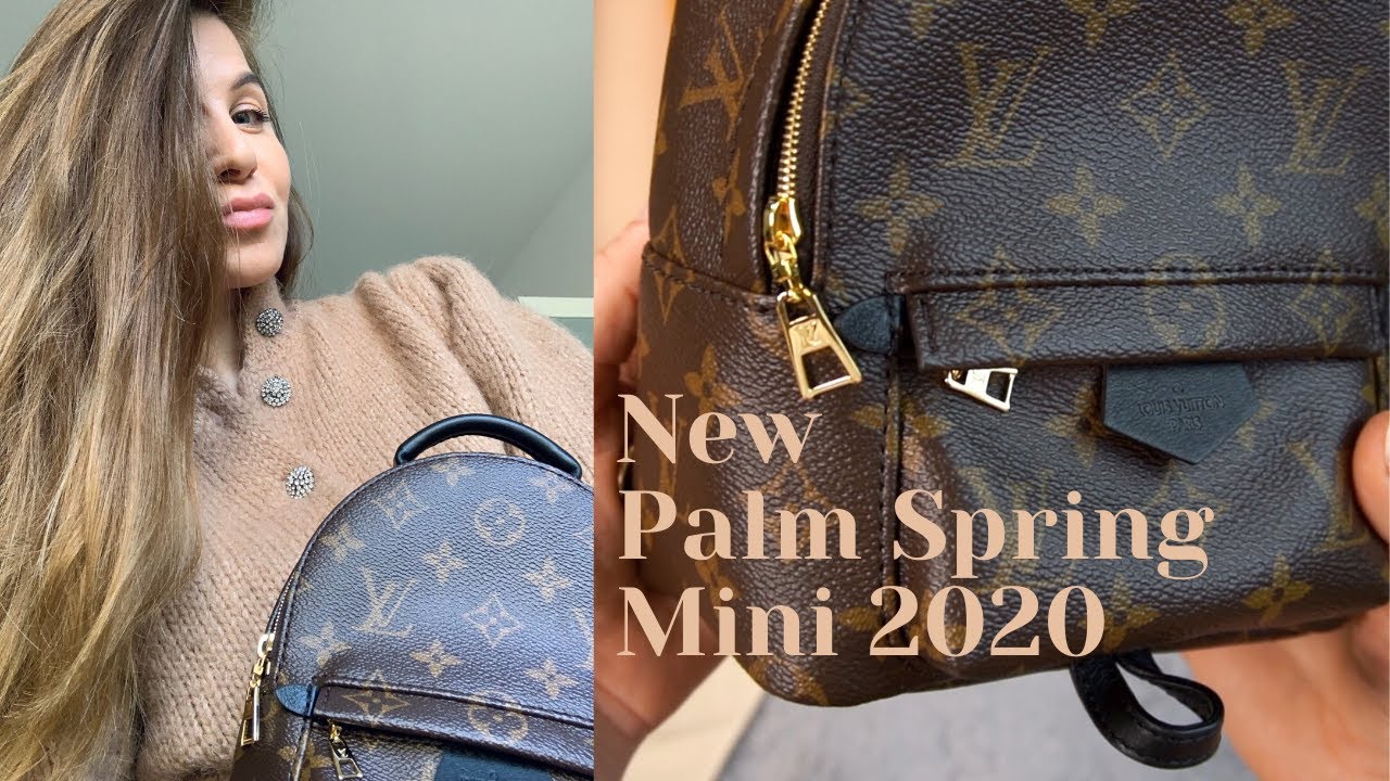 LOUIS VUITTON PALM SPRINGS MINI BACKPACK MONOGRAM UNBOXING 2020