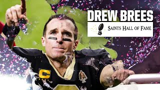 Drew Brees Saints Hall Of Fame Tribute To A Legend