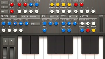 UNIQUE Synthesizer from Sugar Bytes Demo for the iPad Version