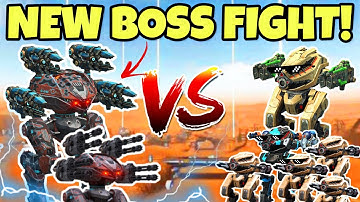 🔥 2vs6 LEECH VS DESTRIER ARMY BOSS FIGHT SKIRMISH CONCEPT || WAR ROBOTS || NEW ||