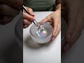 【4K】【ASMR】Crushing Aurora Quartz — Rainbow Gemstone ASMR in Glass Mortar②