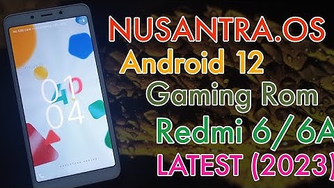 Android 12 Redmi 6 (Cereus) Install Coustom Rom Nusantra.Os // Redmi 6/6A Install Coustom Rom