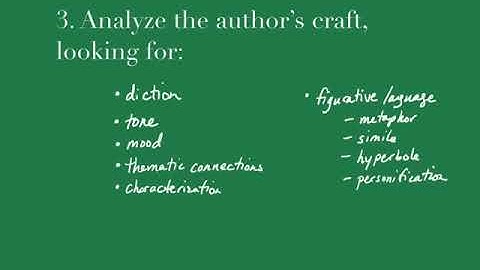 Analyzing Literature – 04 – Close Reading a Passage