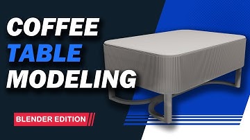Modern Coffee Table in Blender