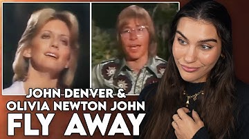 HEARTWARMING!! First Time Reaction to John Denver with Olivia Newton John - "Fly Away"