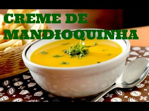 RECEITA CREME DE MANDIOQUINHA [ A Original Sopinha de Mandioquinha Cremosa]