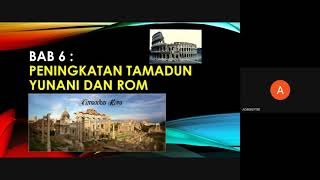 PART 1 : SEJARAH KSSM TINGKATAN 1 BAB 6 (TAMADUN ROM DAN YUNANI) PART 1 : SEJARAH KSSM TINGKATAN 1 BAB 6 (TAMADUN ROM DAN YUNANI)