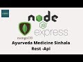 REST-API Sinhala Medicine Nodejs,Express and MongoDB|සිංහල බෙහෙත් REST-API
