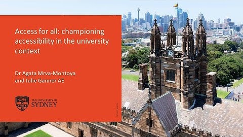 ADCET Webinar: Access for All - Championing Accessibility in the University Context