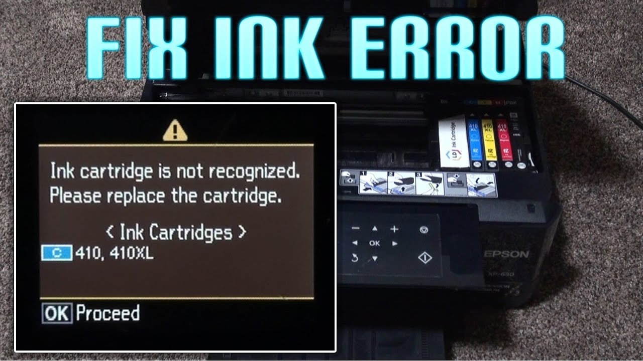 How To Downgrade Epson XP Printer Firmware (Fix Ink Not Recognized XP-300 to XP-630, XP-640, XP-830 Matt's