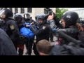 Gewaltsamer Polizeieinsatz nach Ausschreitungen bei Blockupy-Demo 2013 (lange Version)