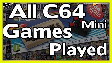 The C64 Mini  -  All 64 Games Played Commodore 64