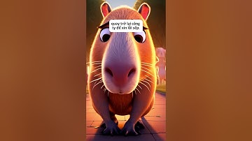 Capybara bị sếp đuổi việc #hoathinh #funny #capybara