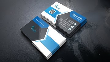 Modern & Clean Business Card Design Tutorial in Photoshop