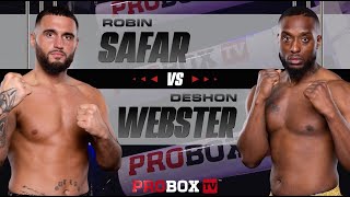 Robin Safar vs DeShon Webster Full Fight