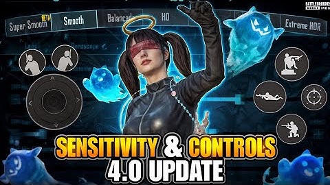 BGMI SENSITIVITY & CONTROLS 4:0 UPDATE | BGMI SENSITIVITY CODE TODAY | BGMI ZERO RECOIL SENSITIVITY