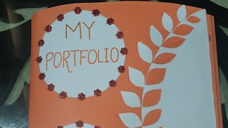 Portfolio making for kids/students || portfolio making ideas