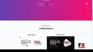 Colfee Portfolio Agency One Page HTML5 Template corporate elegant Easy Create Website
