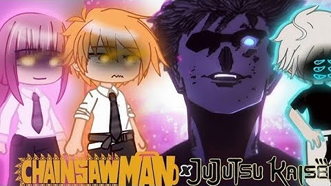 Chainsaw man react to gojo satoru ||part 1|| Chainsaw man react to gojo vs makima