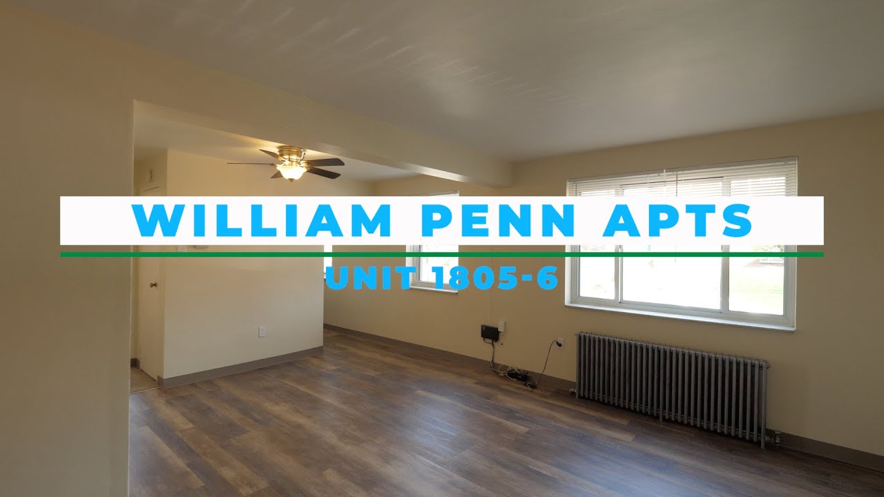 Tour of Unit 18056 at our William Penn Apartments YouTube