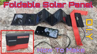 How To Make 7.5w Foldable Solar Charger