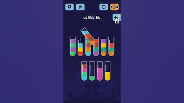 Water Color Sort Level 58 | Avir Gaming | New Color Game | New Level Game 2021
