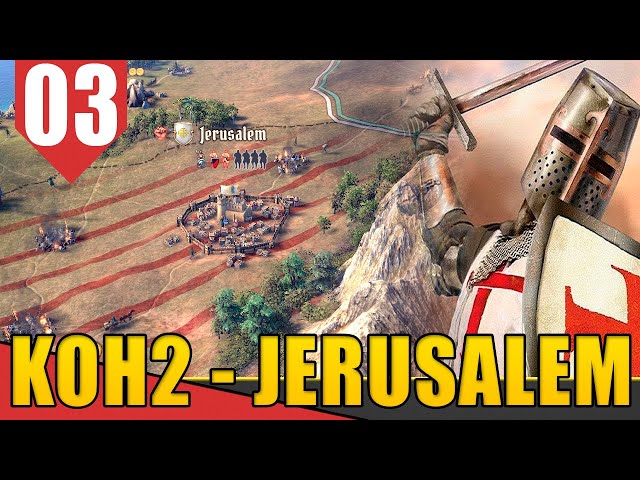 Tomada de JERUSALEM - Knights of Honor 2 Jerusalem #03 [Gameplay PT-BR]