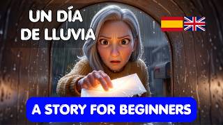 START LEARNING Spanish with an Easy Story | A rainy day (A1-A2 level)