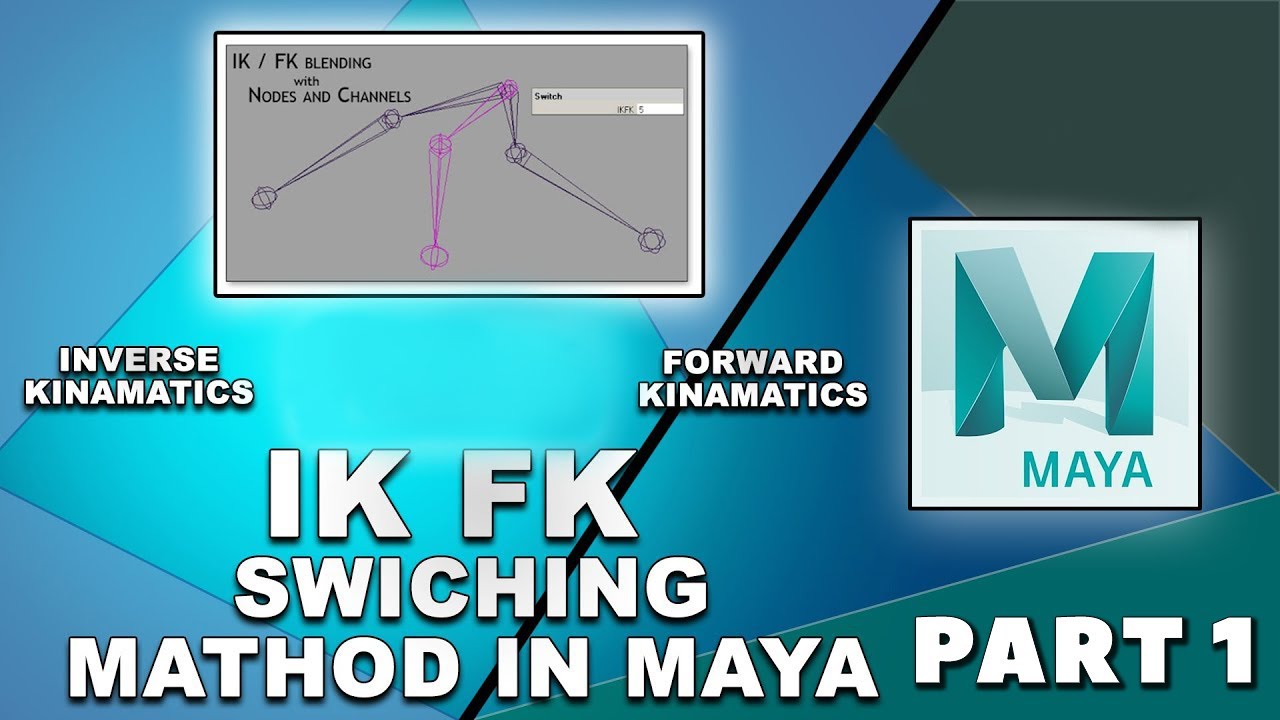PART 1 - Maya Character Rigging IK Tutorial - Step by Step - YouTube