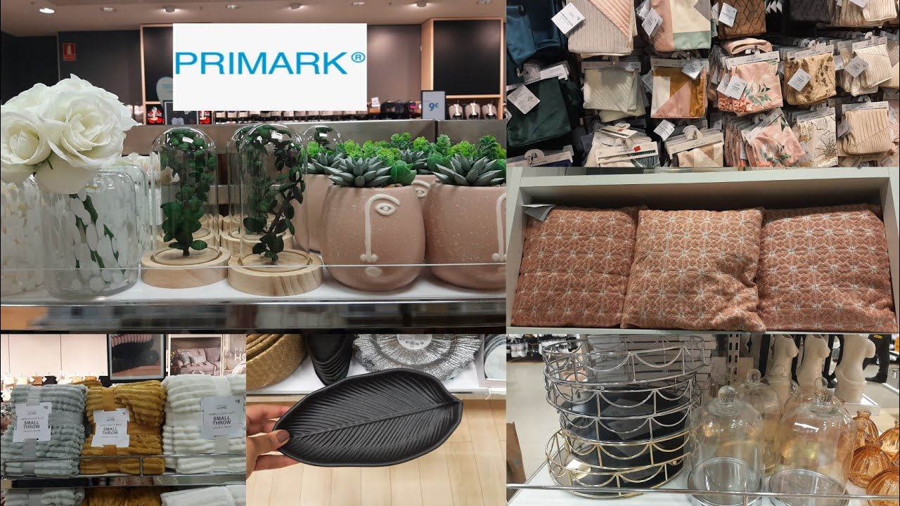 NOVEDADES PRIMARK❤😍UNA PEQUEÑA VUELTA POR DECORACIÓN/ALMACENAJE/COJINES \u0026  FUNDAS/MANTAS Y MÁS 2022 - YouTube