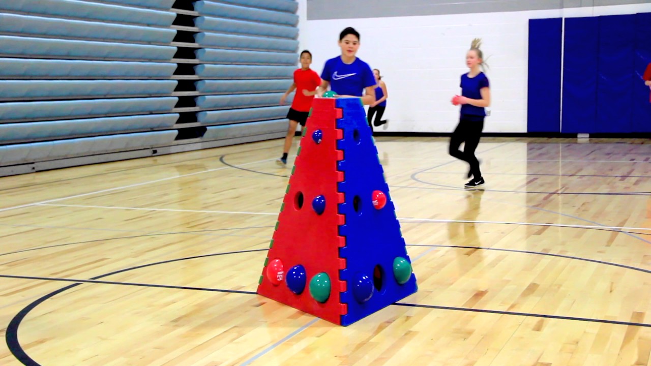 fun-target-games-with-a-custom-pyramid-goal-youtube